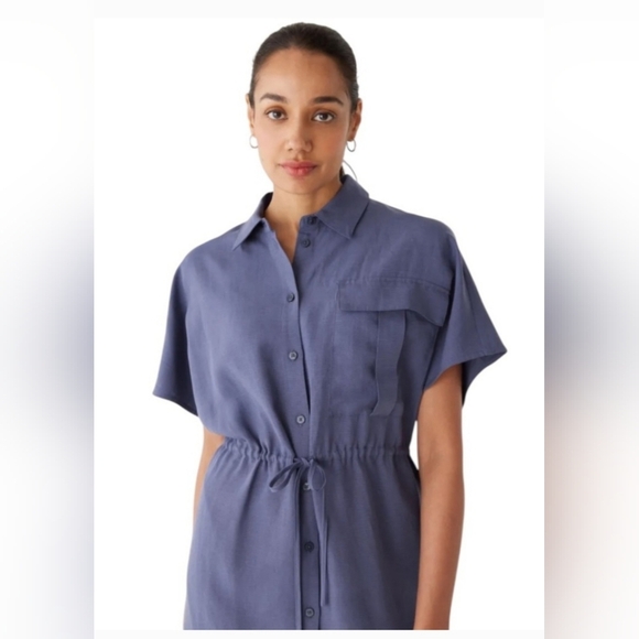 Frank & Oak Blue Maxi Dress - Picture 3 of 9